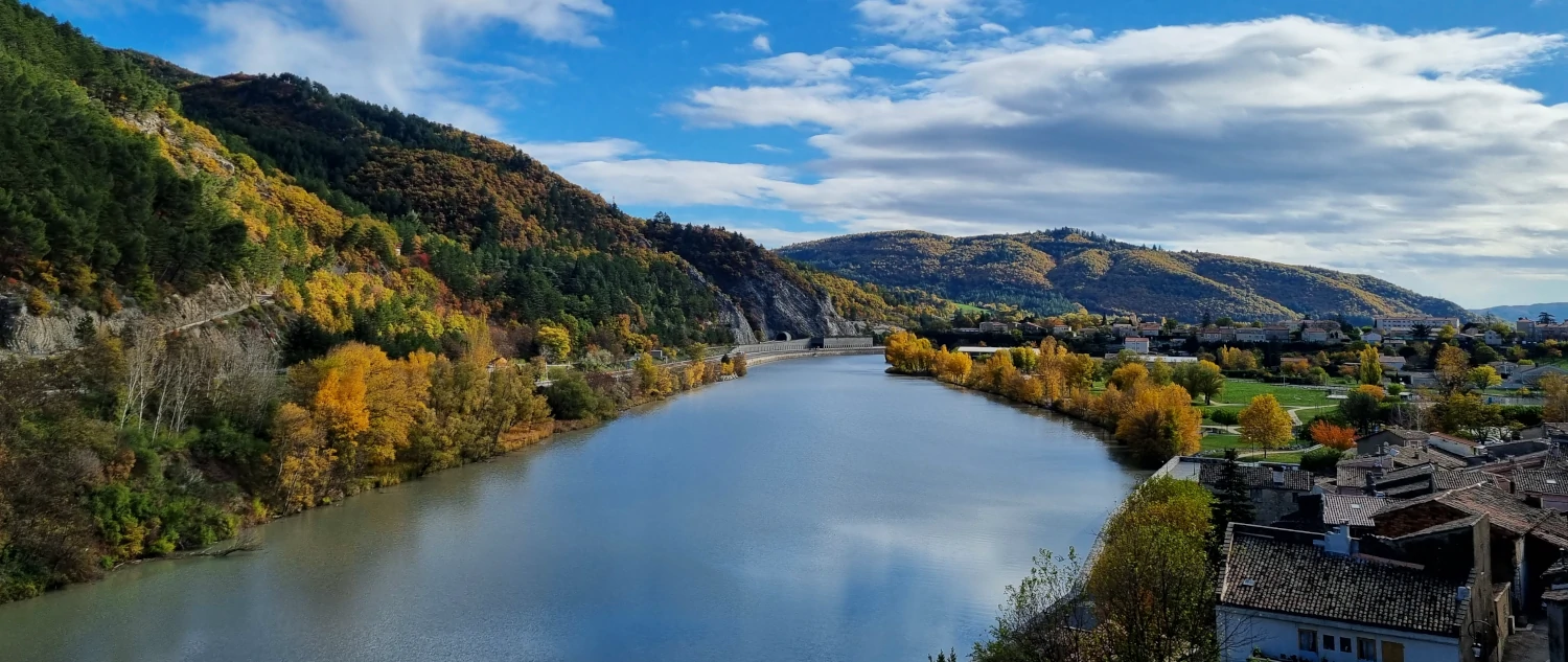 Paysage autour de Sisteron